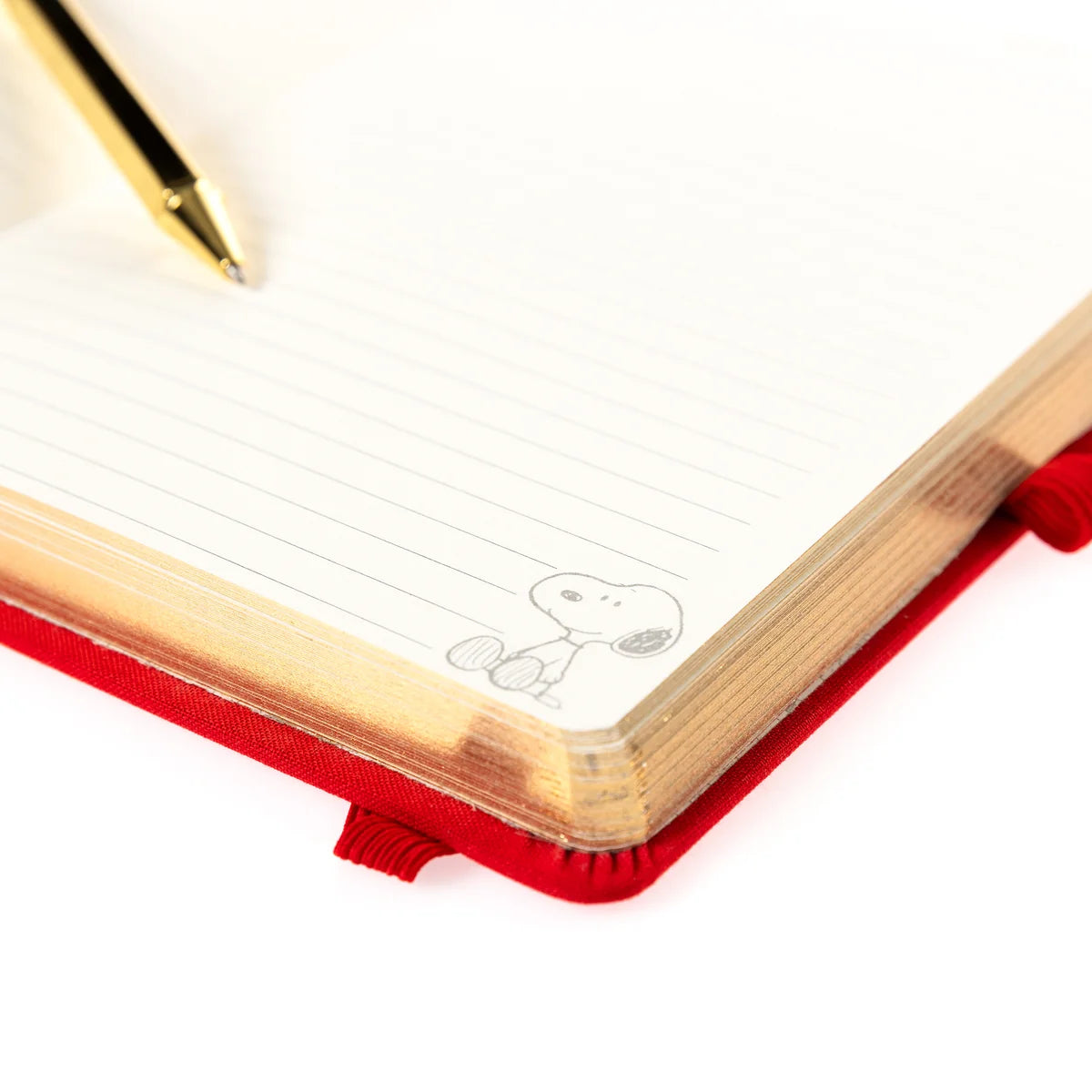 Peanuts Fabric-Bound Journal with Pen