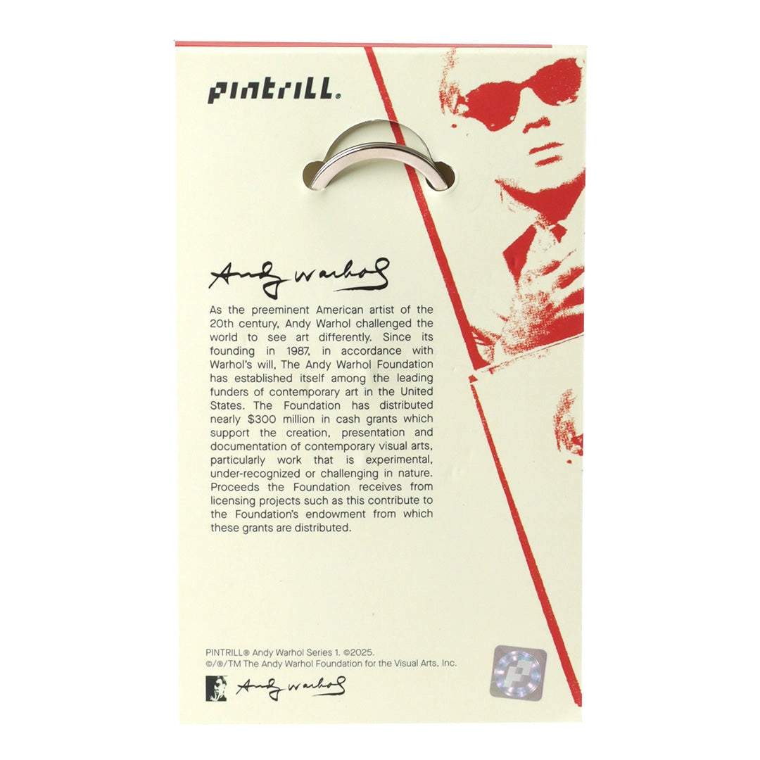 Andy Warhol Metal Flowers Keyclip