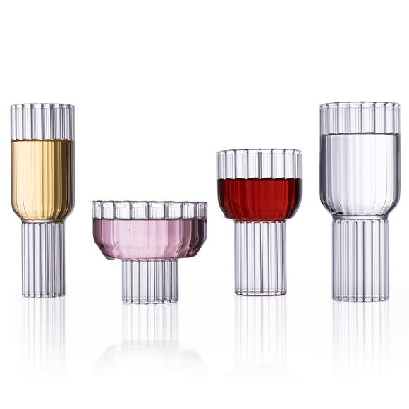 Frances Coupe Glass Set of 2