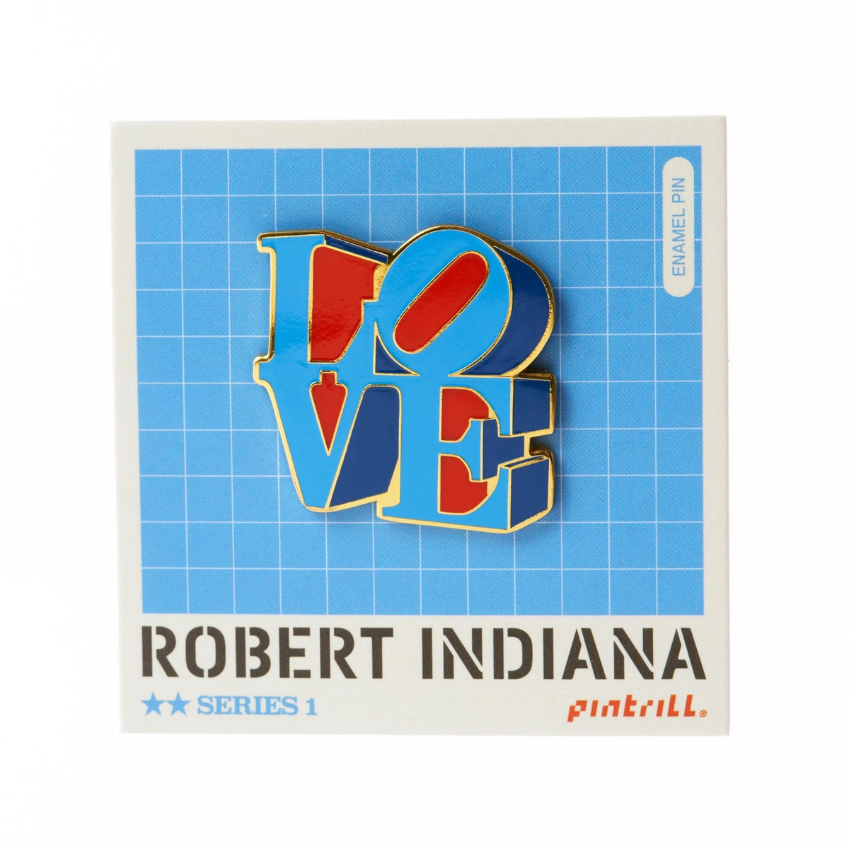 Robert Indiana LOVE Enamel Pin