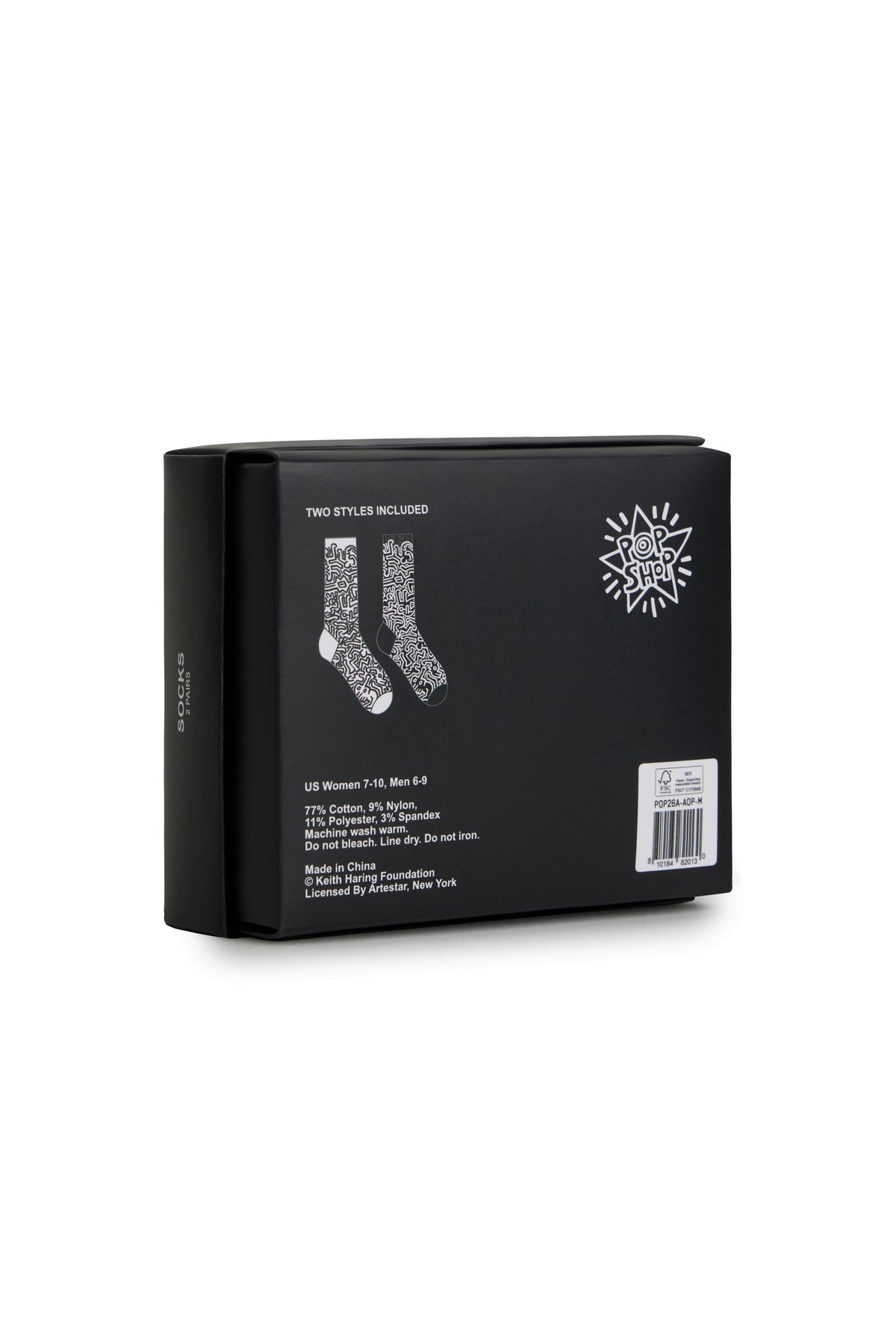 Pop Shop All-Over Print Sock Set