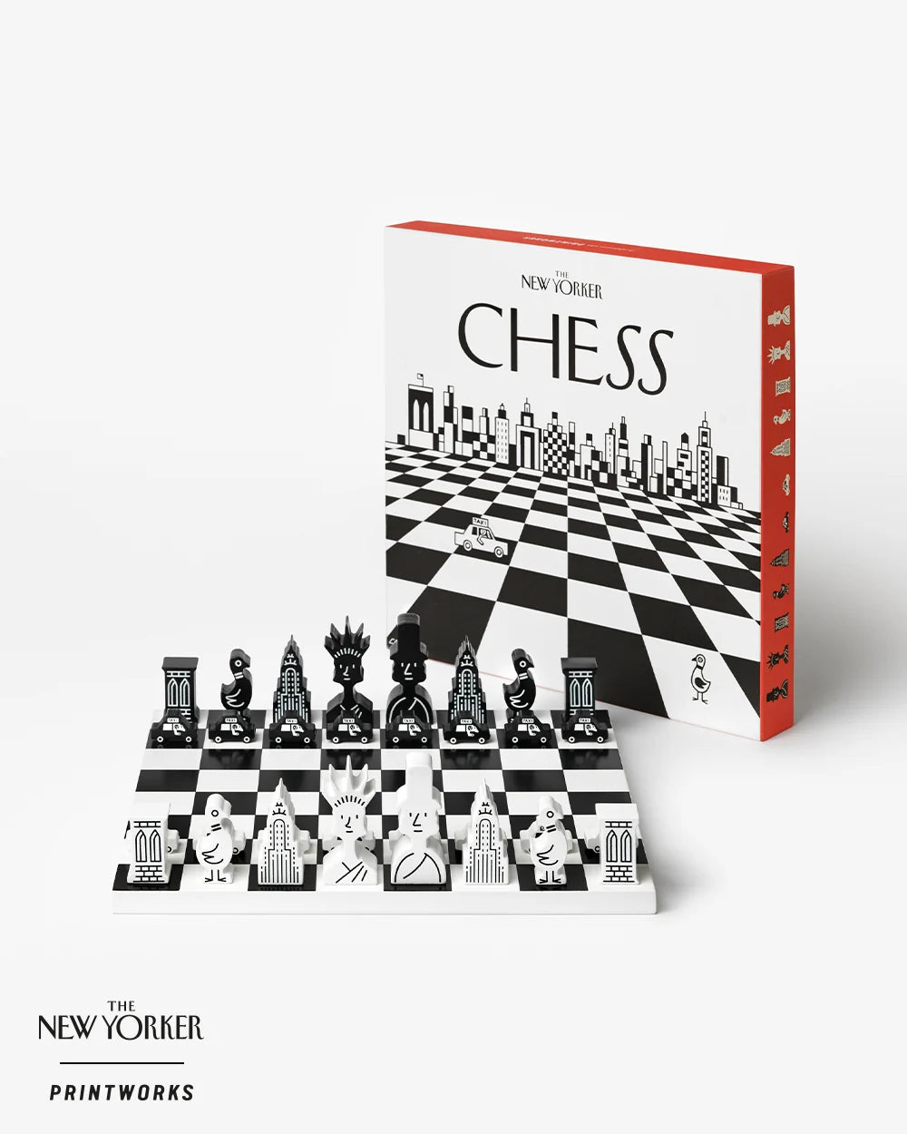 The New Yorker Magazine Chess Set