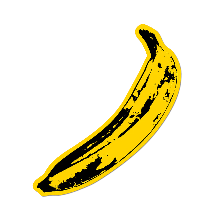 Andy Warhol Banana Sticker
