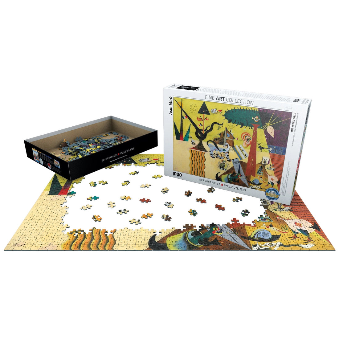 The Tilled Field by Joan Miró 1000-Piece Puzzle