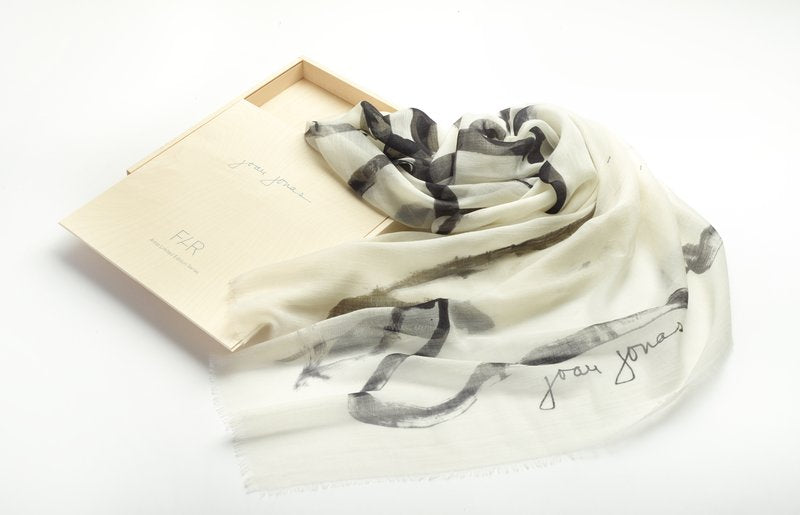 Joan Jonas Silk/Wool Shawl, Untitled (Butterfy), 2015