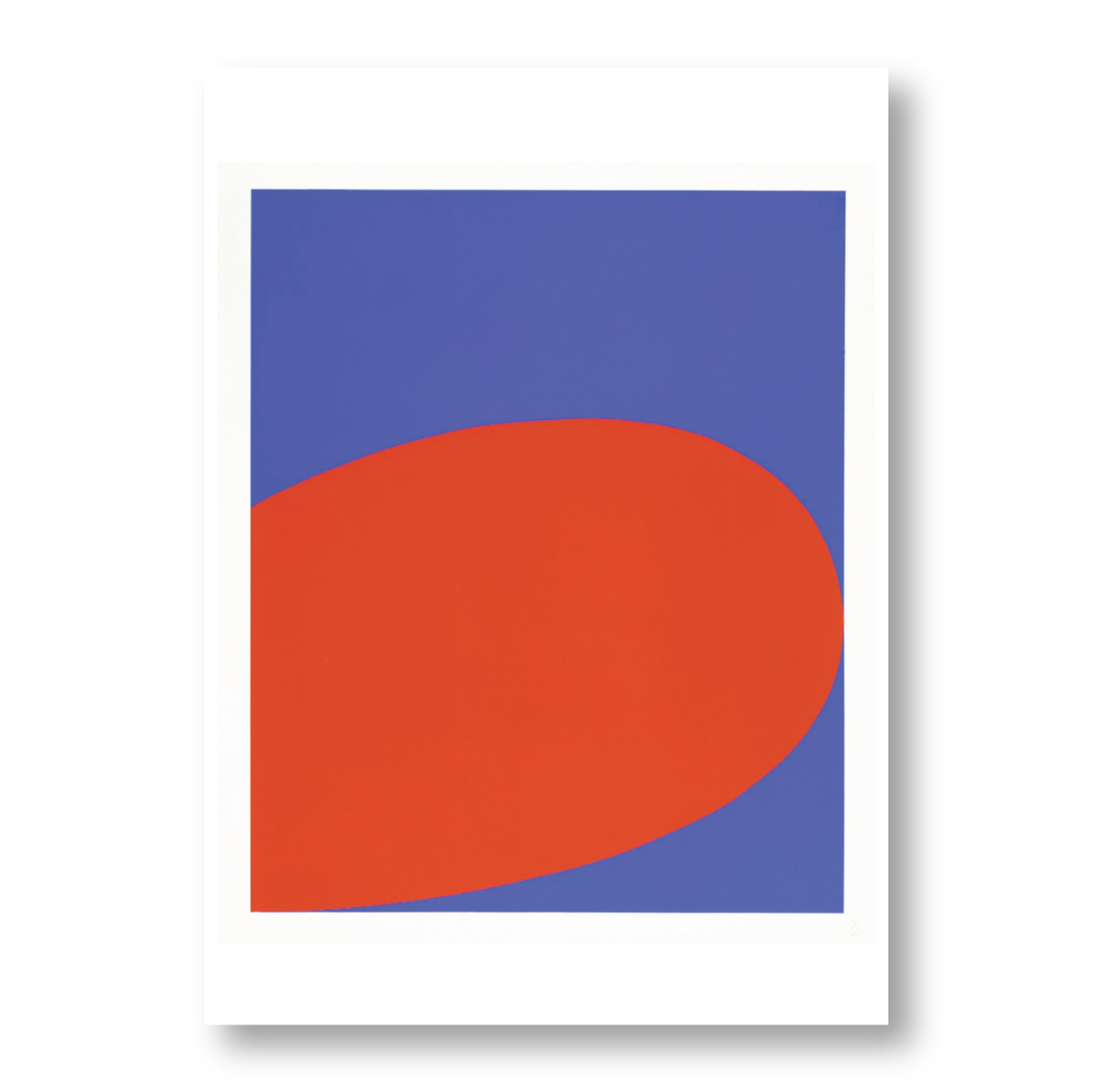 Ellsworth Kelly Red/Blue Notecard