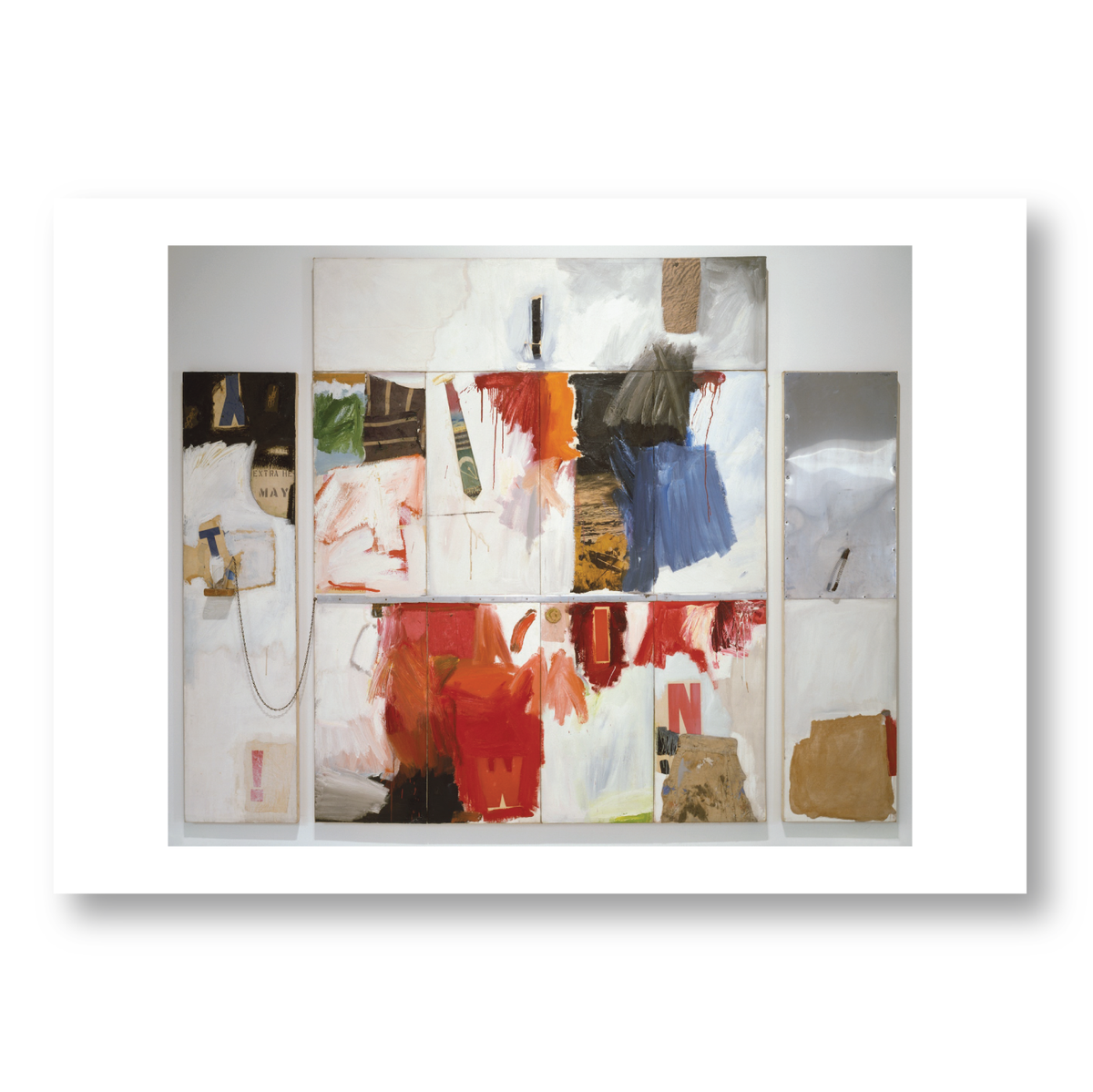 Robert Rauschenberg Trophy II (for Teeny and Marcel Duchamp) Postcard