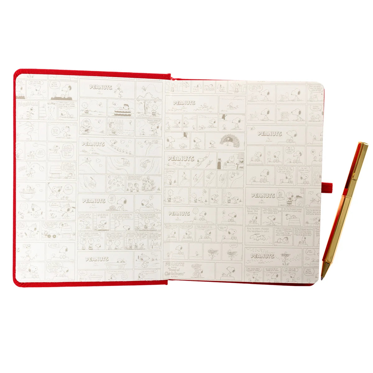 Peanuts Fabric-Bound Journal with Pen
