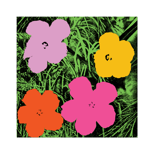 Andy Warhol Flowers Sticker