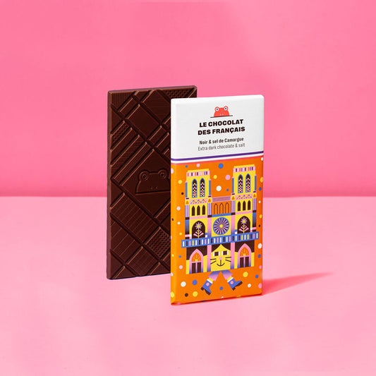 Extra Dark Chocolate & Salt Bar from Camargue