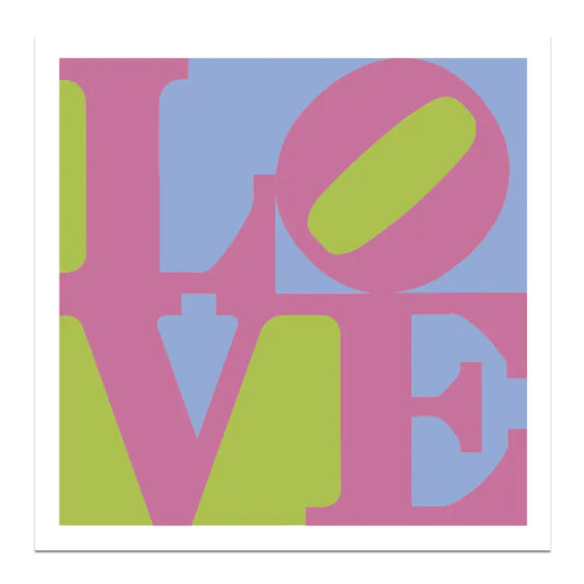 Robert Indiana LOVE (Pink) Sticker