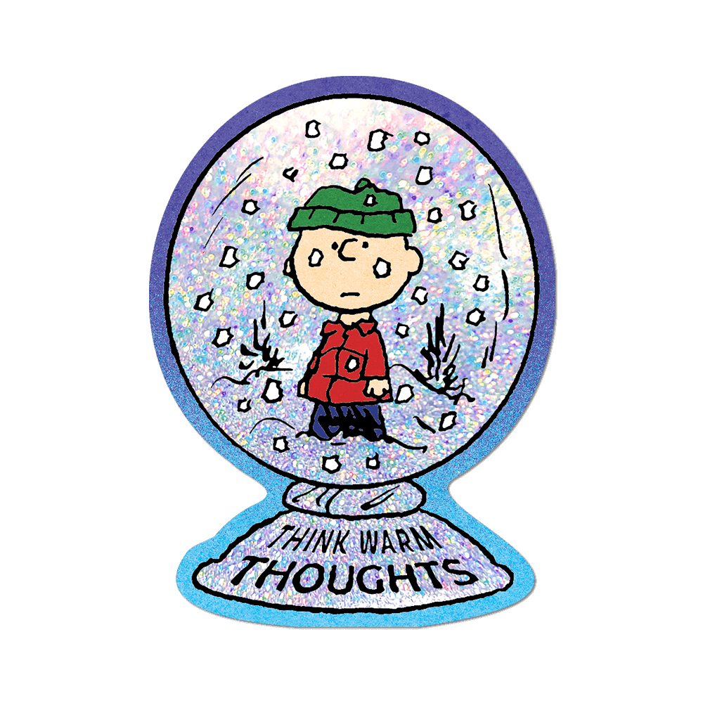 Think Warm Thoughts Sticker