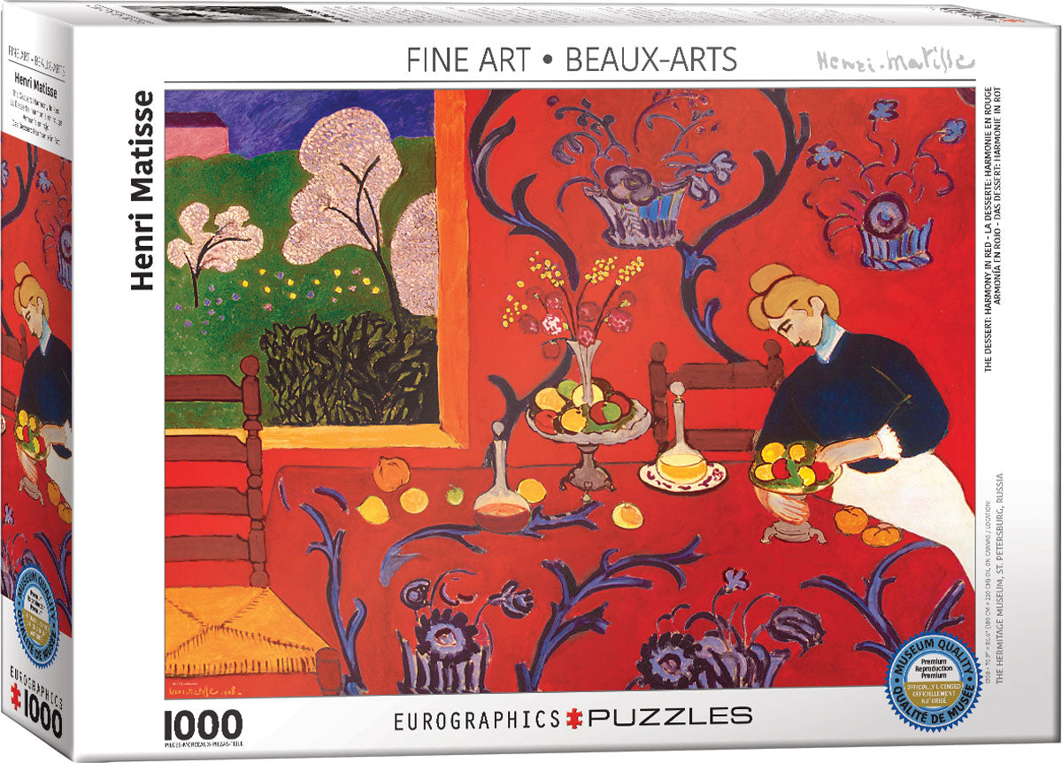 The Dessert - Harmony in Red by Henri Matisse 1000-Piece Puzzle