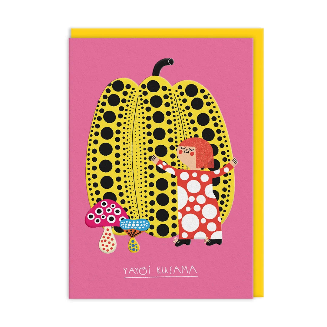 Yayoi Kusama Greeting Card