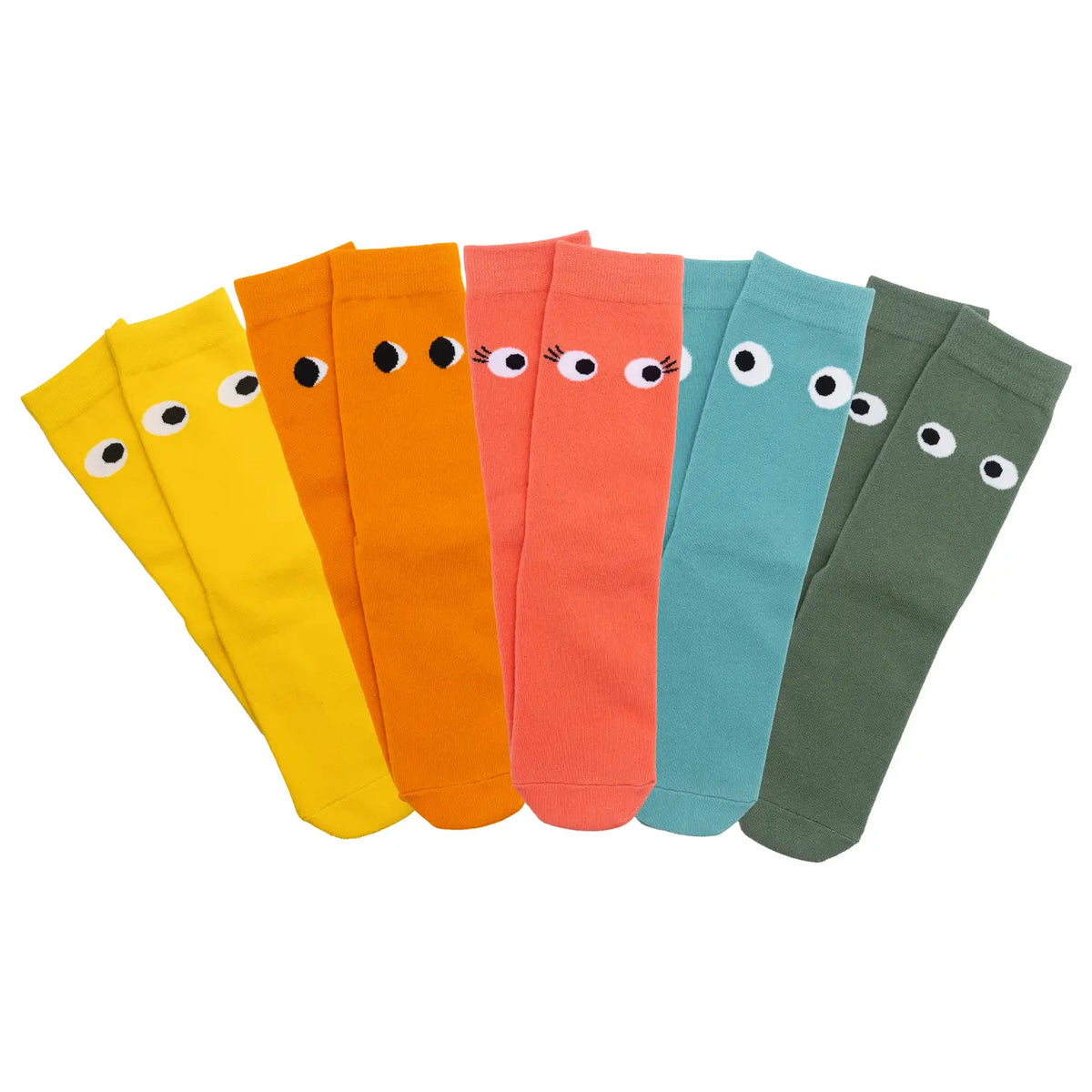 Set of Eye Socks (5 Pairs)