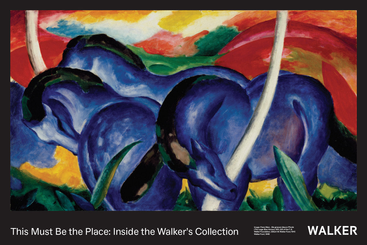 Franz Marc: Blue Horses Poster