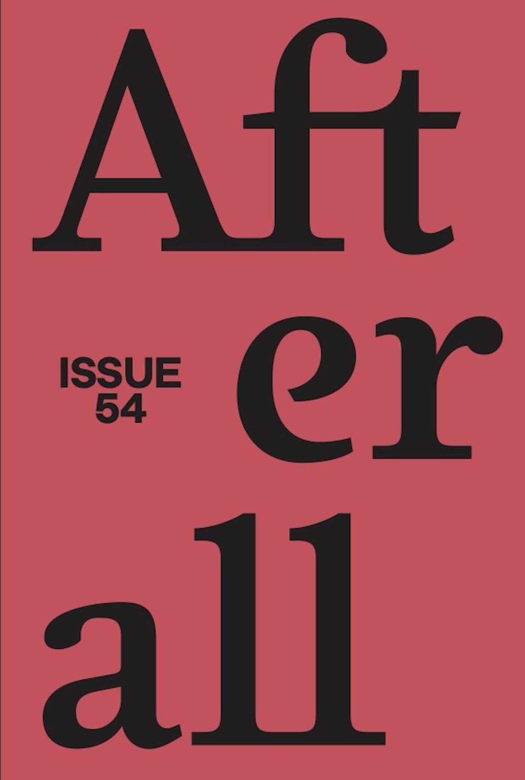 Afterall Issue 54