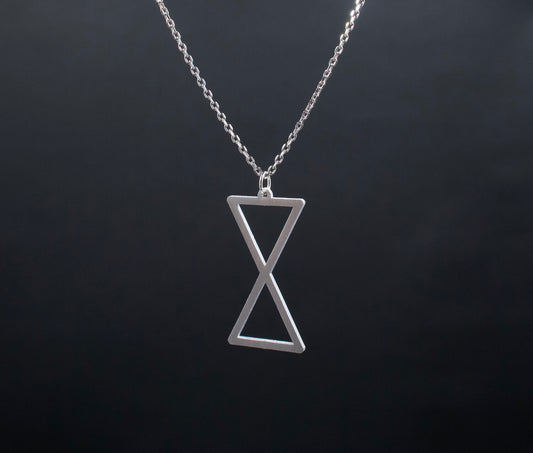Above/Below Necklace by Četáŋ Ská