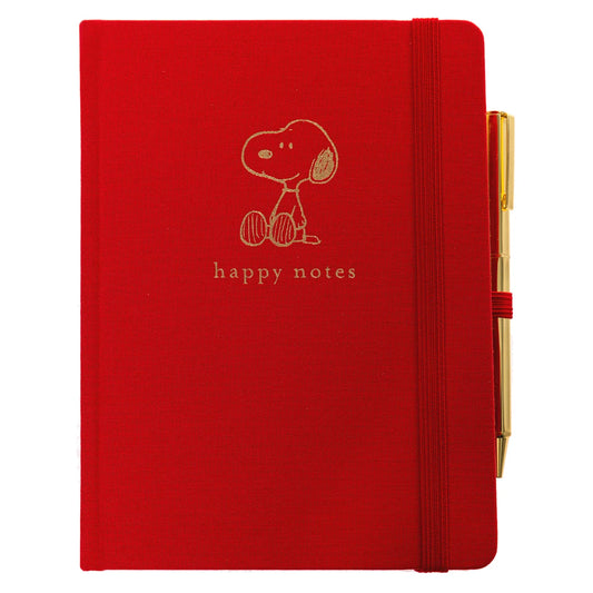 Peanuts Fabric-Bound Journal with Pen
