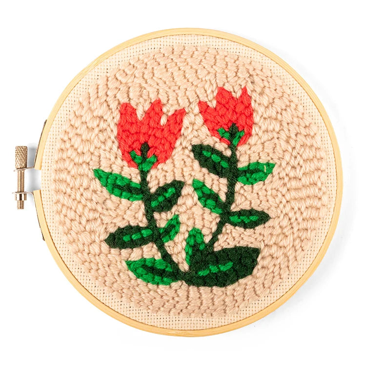 Tulips Punch Needle Kit