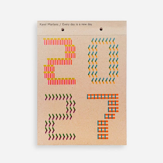 Karel Martens: Every Day Is a New Day '27 Calendar