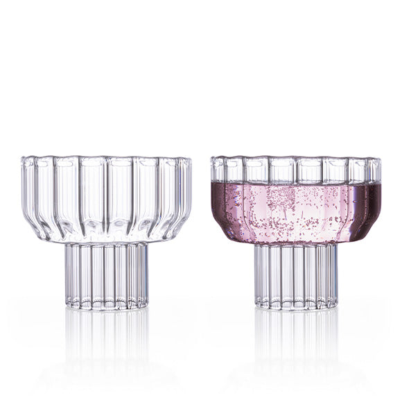 Frances Coupe Glass Set of 2