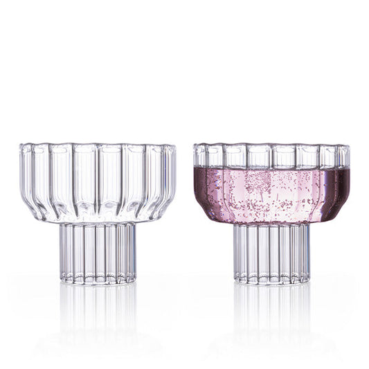 Frances Coupe Glass Set of 2