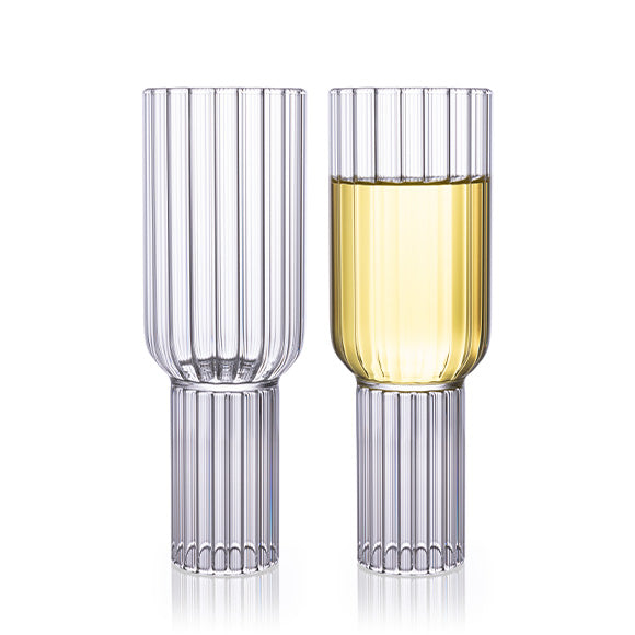 Frances Flute Glass Set of 2