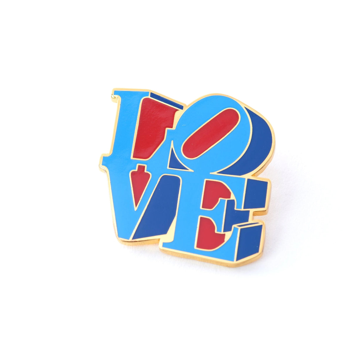 Robert Indiana LOVE Enamel Pin