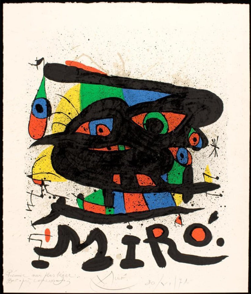Joan Miró, “Untitled”, 1971