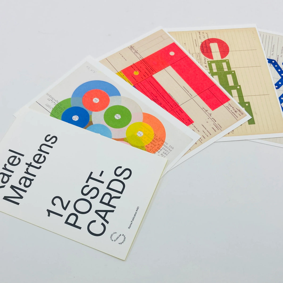 Karel Martens 12 Postcards Set