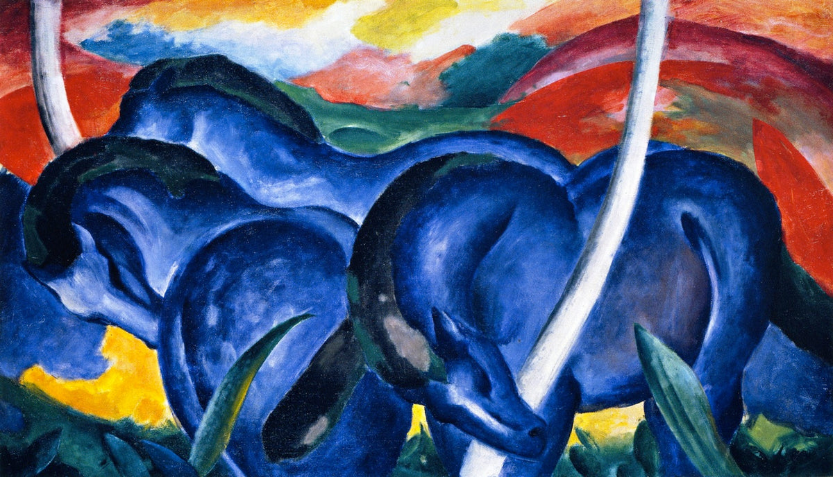 Franz Marc: Blue Horses Poster