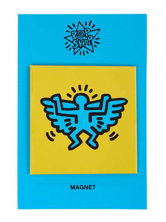 Keith Haring Yellow Angel Magnet