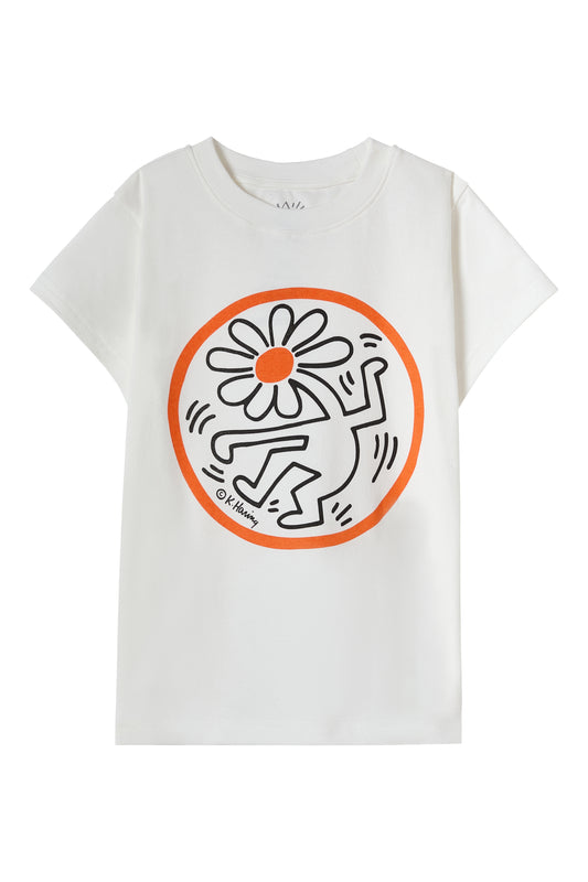 Keith Haring Dancing Daisy Kid's T-Shirt
