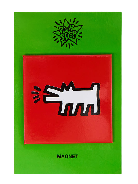 Keith Haring Barking Dog Magnet
