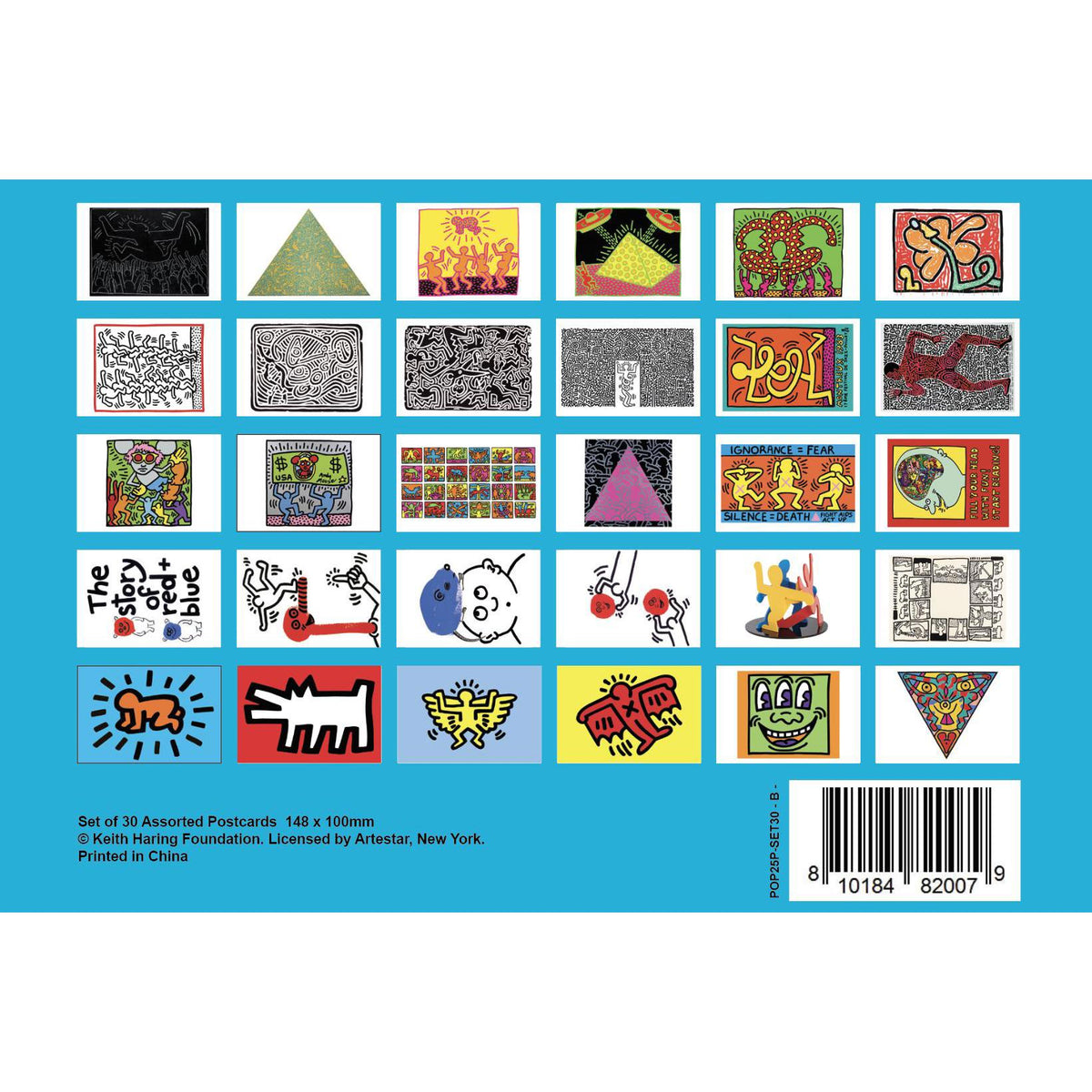 Pop Shop Keith Haring Postcards Set of 30