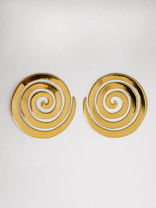 Raquel Spiral Earrings