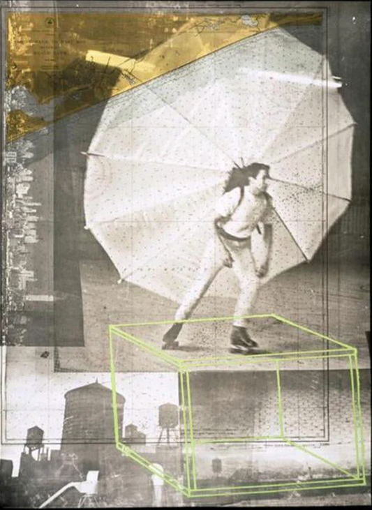 Robert Rauschenberg “The Rauschenberg Visual Autobiography” Triptych Print, 1968