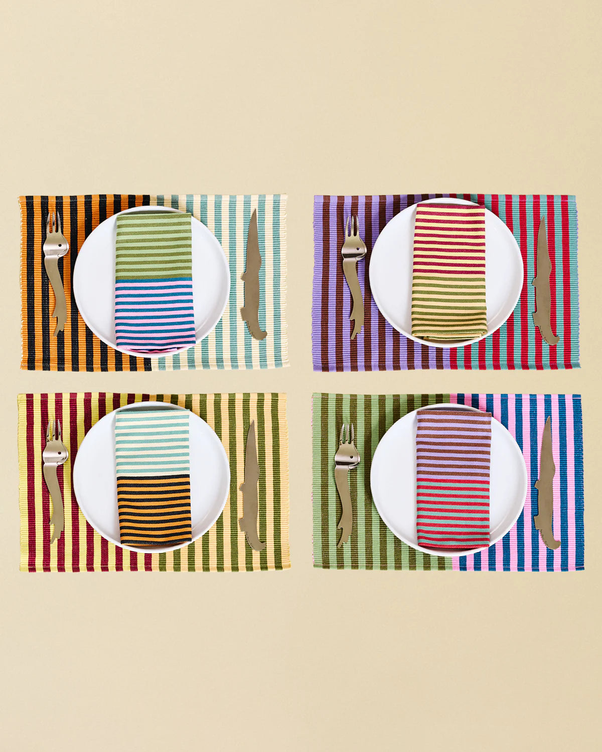 Duo Stripe Placemats