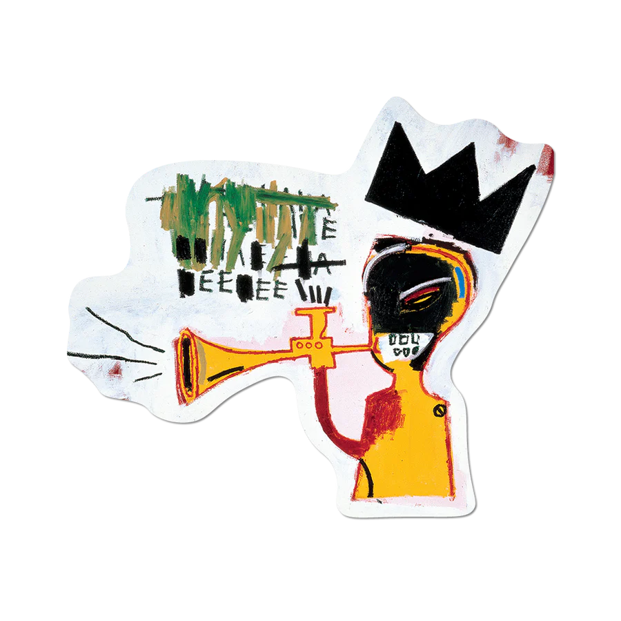 Basquiat Trumpet Sticker