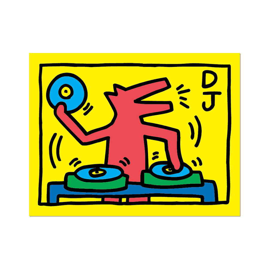 DJ Dog Sticker
