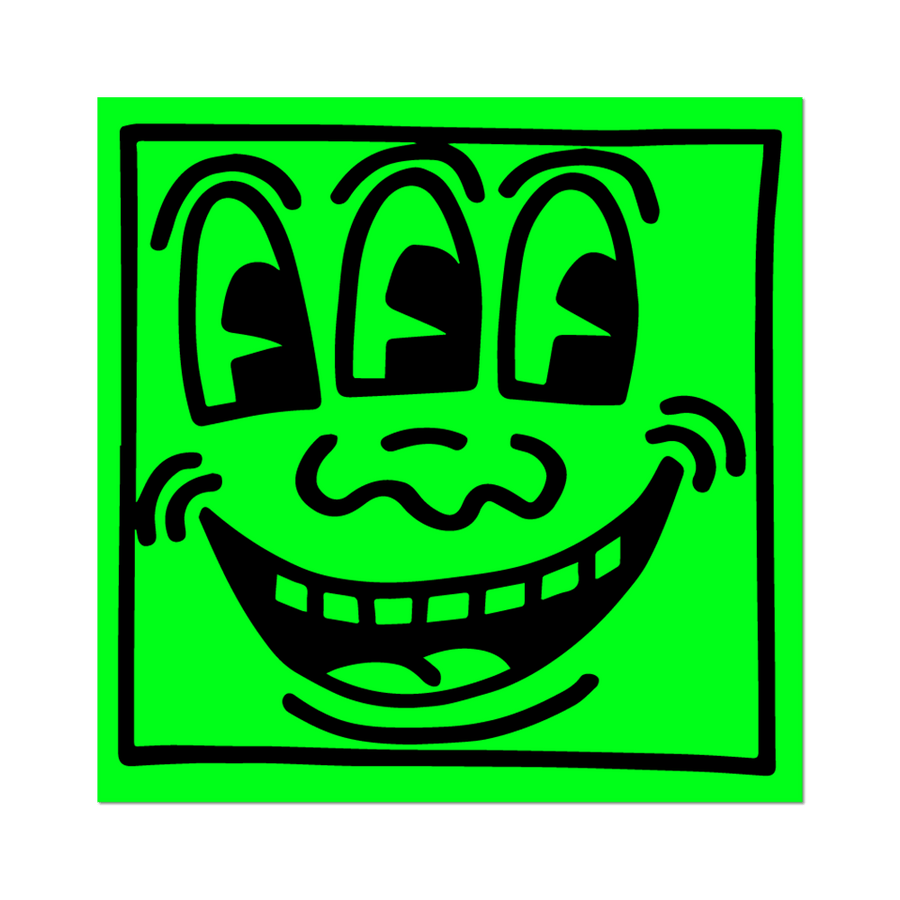 Three-Eyed Face Sticker