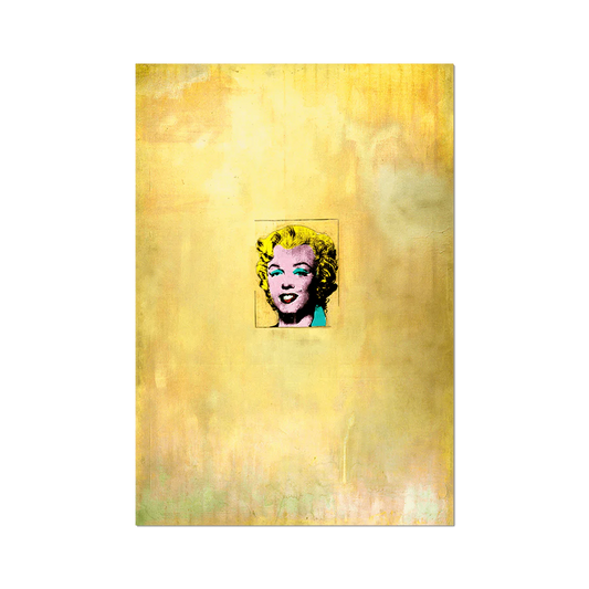 Andy Warhol Gold Marilyn Sticker