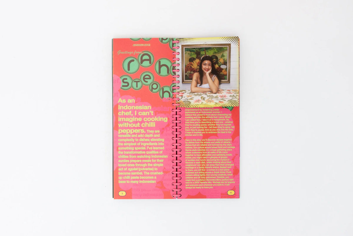 Pedas. A Fiery Cooking Zine.