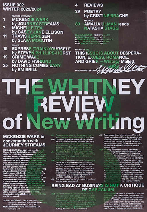 The Whitney Review #2