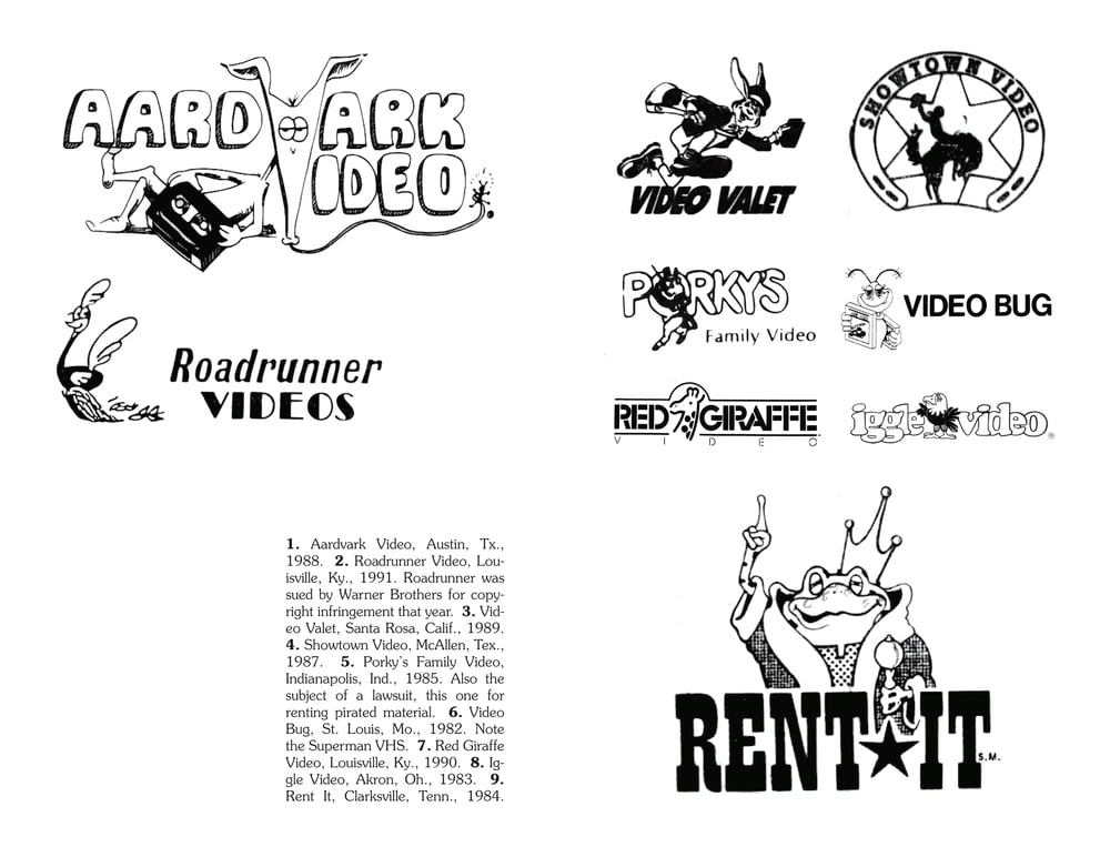 Videoland: A Visual Catalog of American Video Store Logos, 1980-1995