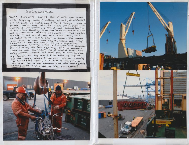 Cheese Bike at Sea