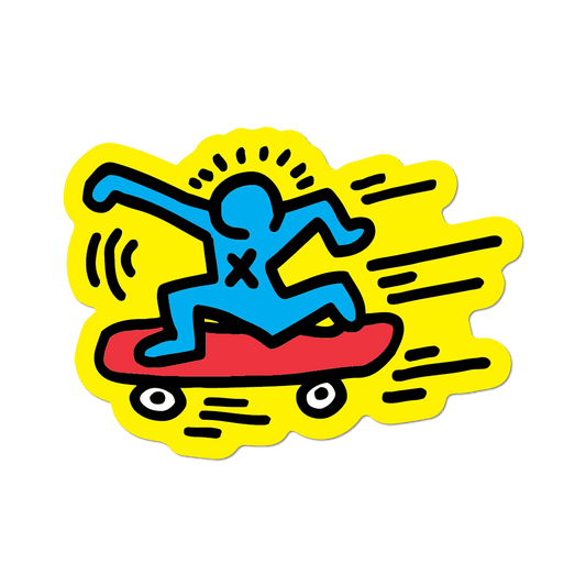 Keith Haring Skater Sticker