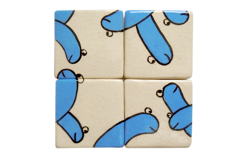 Joel Itman art Ceramic Snake Puzzle