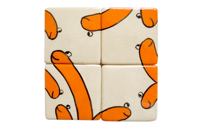 Joel Itman art Ceramic Snake Puzzle